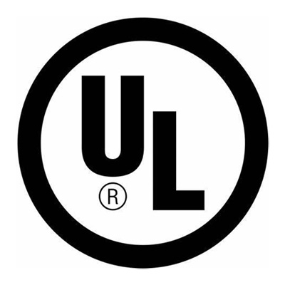 UL-Zertifizierungszeichen, das bedeutet, dass das Produkt die höchsten Sicherheitsstandards erfüllt