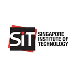 Logo del Singapore Institute of Technology, che incarna l'educazione avanzata e l'innovazione nella tecnologia