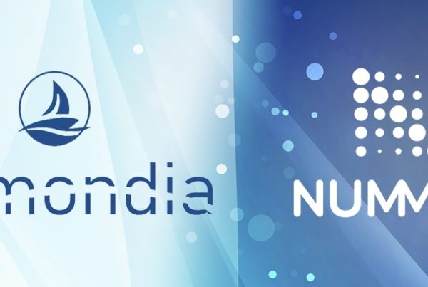 Logo merger graphic representing Cemondia's acquisition of a significant stake in Nummax, enhancing both companies' market presence